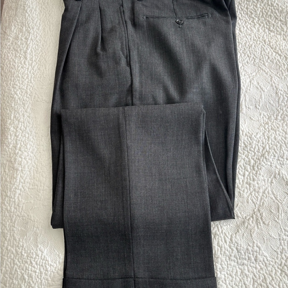 Elegant Charcoal Dress Pants for Men